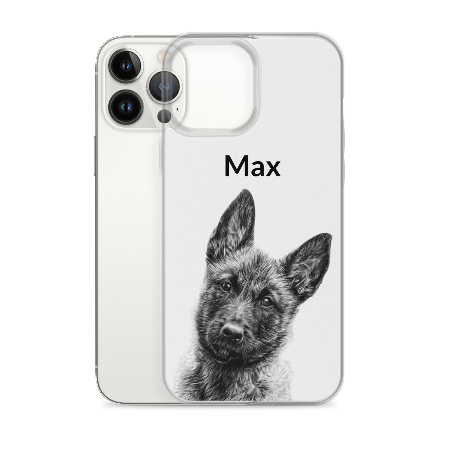 Custom Pet Photo On Clear Case for iPhone®