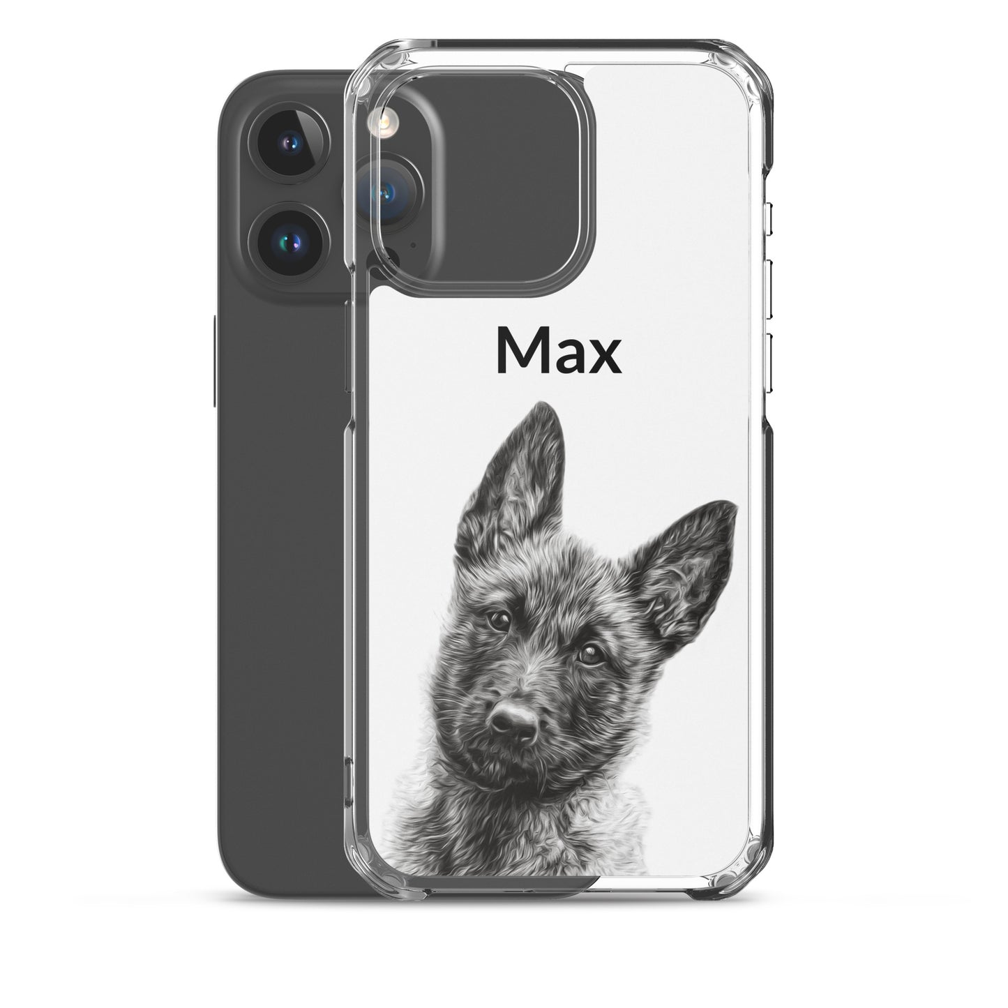 Custom Pet Photo On Clear Case for iPhone®